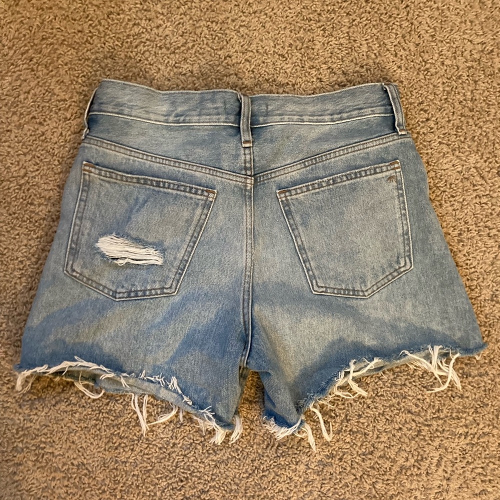Madewell Relaxed Mid-Length Denim Shorts Size 27